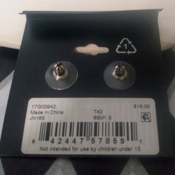 NAPIER Glamorous Silver/Clear CZ Stone Drop Earrings**NEW! - Picture 3 of 3